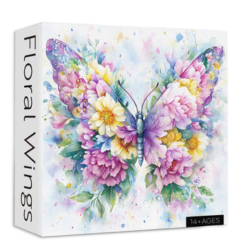 Floral Wings Jigsaw Puzzle 1000 Pieces